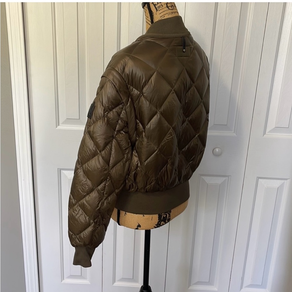 Mackage Dark Olive Puffer Jacket View 5